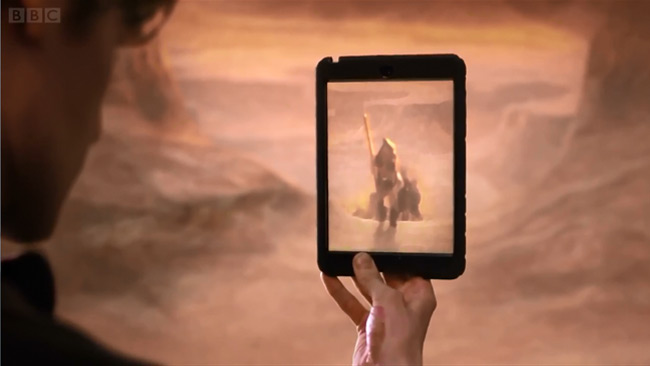 The Day of the Doctor previewed at Children in Need (desert painting)