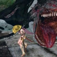 OneChanbara: Bikini Samurai Squad zombie killer whale Aya VS Olga