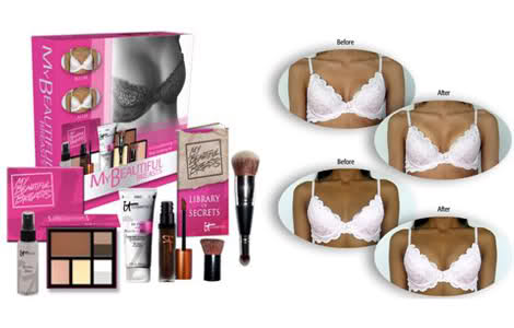 My Beautiful Breasts Kit makeup to create cleavage