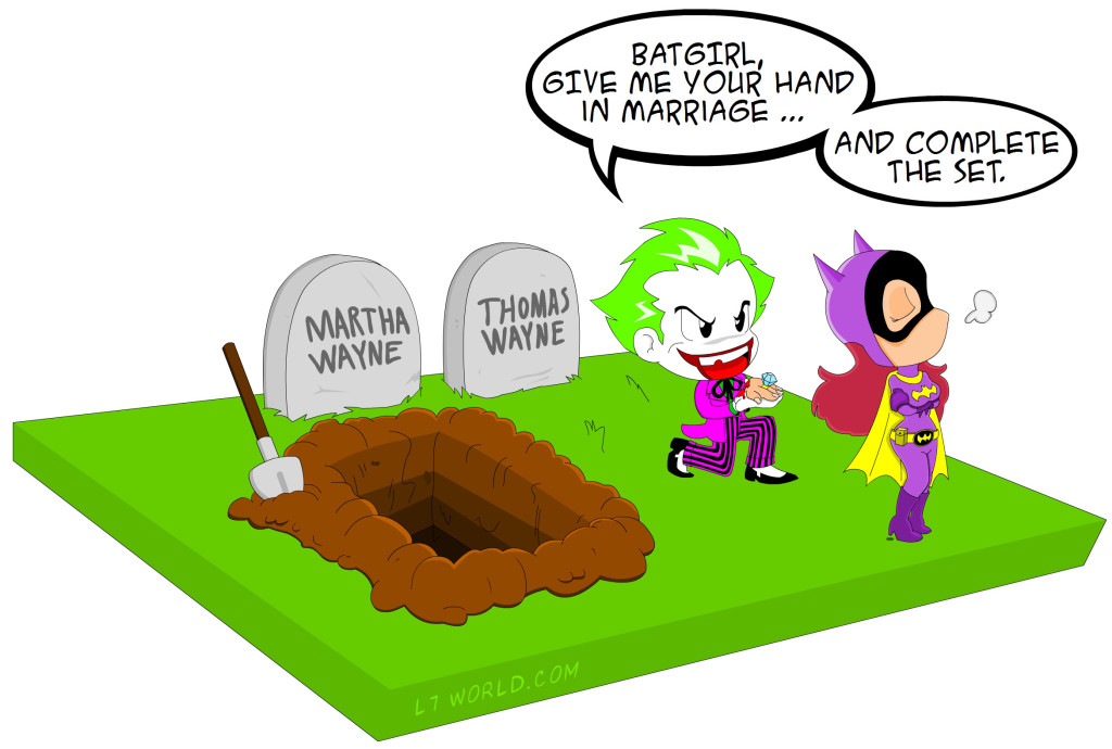 The Joker and Batgirl Wedding Mini Comic 01