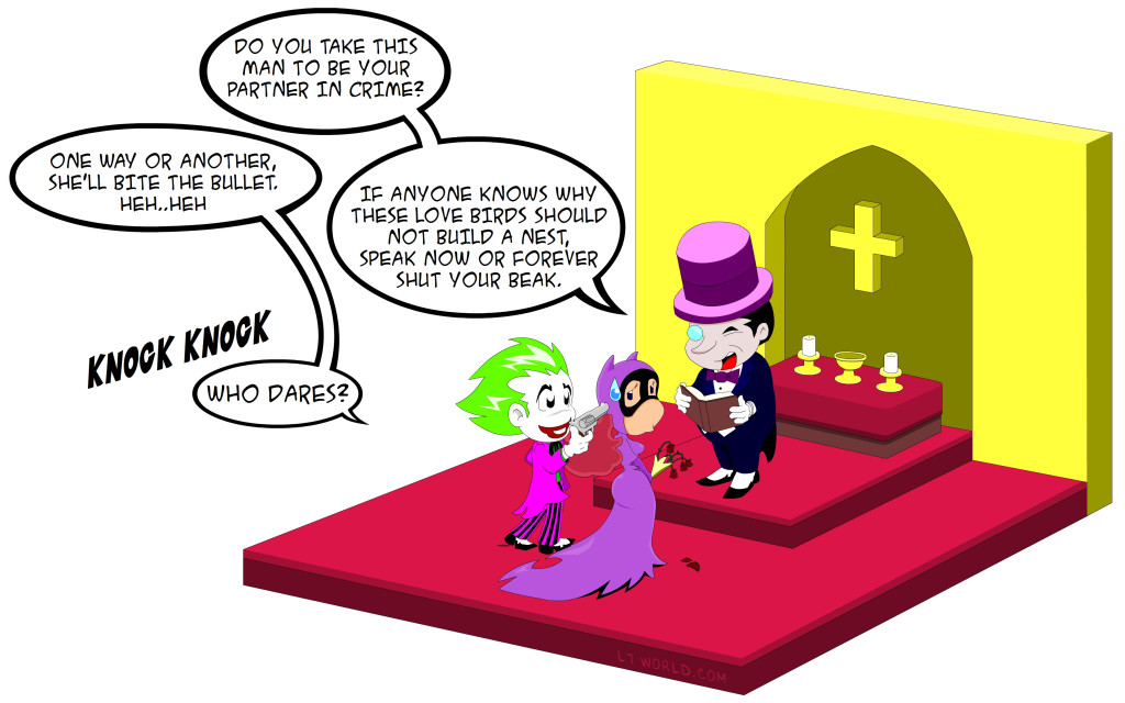 The Joker and Batgirl Wedding Mini Comic 02