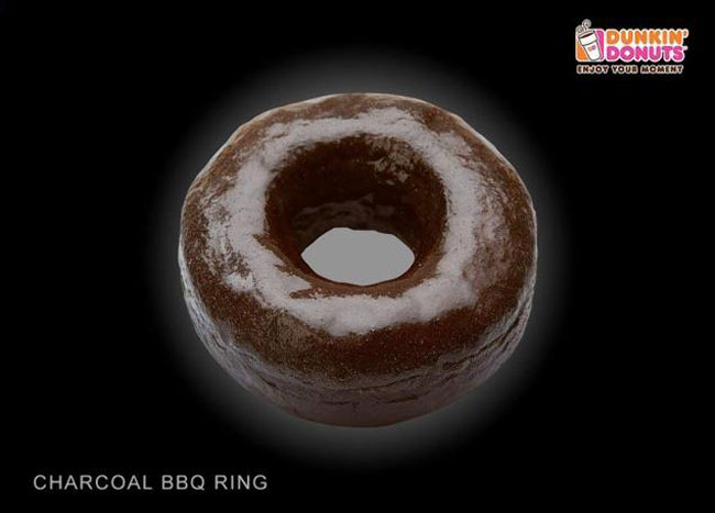 Dunkin Donuts Racist Charcoal Donut