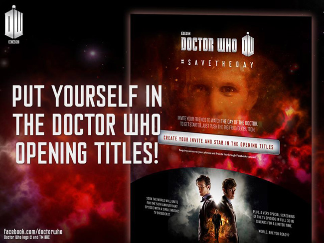Doctor Who opening starring you!