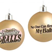 Saturday Night Live Schweddy Balls Christmas Ornaments