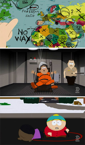 South Park World War Zimmerman (Trayvon Token Stand Your Ground Law George Zimmerman electrocuted)