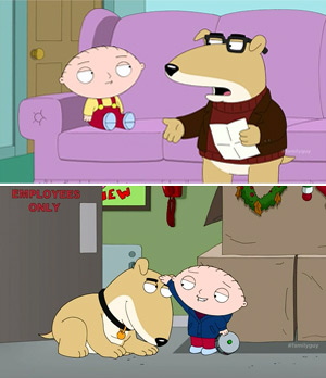 Family Guy brings back Brian in Christmas miracle (Christmas Guy Vinny - Tony Sirico)