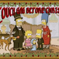 The Simpsons Christmas couch gag