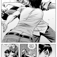 Maggie is the new Michonne in The Walking Dead comic (Maggie punches Gregory)