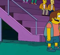 Simpsons bullies come out and play for Warriors parody (The Winter of His Content - Nelson White Weasel Black Weasel)