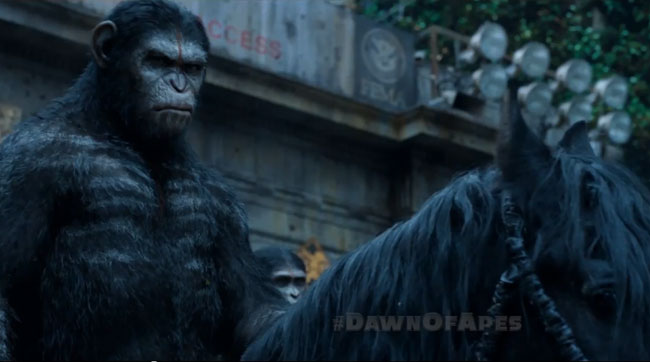 The Walking Dead airs Dawn of the Planet of the Apes TV spot