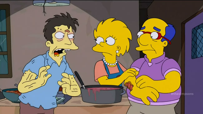Lisa Simpson a necrophile (Days of Future Future - Zombie soup kitchen)