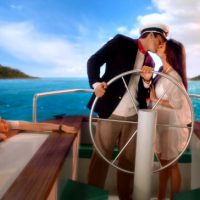 Mila Kunis guest stars on Two and a Half Men (Ashton Kutcher and Jon Cryer)