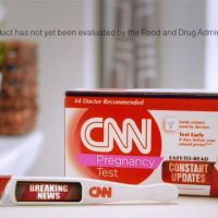 Saturday Night Live CNN pregnancy test commercial