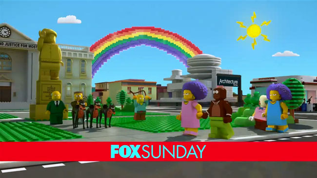 Simpsons LEGO special sex scene revealed and wedding hinted (Patty and Selma marry Krusty the Clown and his monkey Mr. Teeny)
