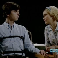 Bates Motel The Immutable Truth - lie detector test hallucination (Freddie Highmore and Vera Farmiga)