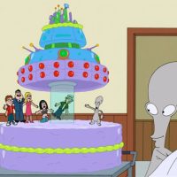 Jeff returns for American Dad season finale (The Longest Distance Relationship - cake).