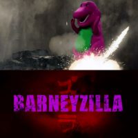 Jimmy Kimmel Godzilla parody Barneyzilla