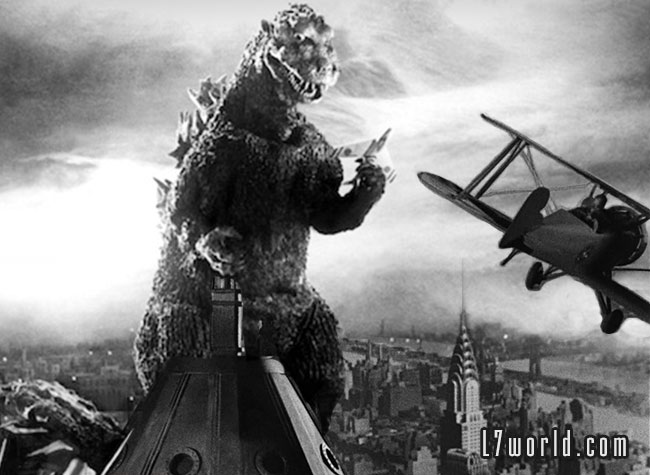 U.S. Air Force reveals Godzilla contingency plan (Godzilla King Kong Empire State building)