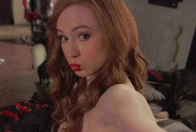 Karen-Gillan-nude-Selfie-promotes-new-TV-series-pg