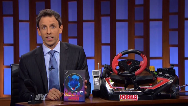 Seth Myers plays classic video game console JORBUS (M.A.L.F.)