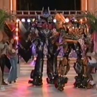 Transformers dance on Tonight Show at Universal Studios