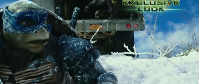 Megan Fox hosts Teenage Mutant Ninja Turtles special on Nickelodeon (snow sequence)