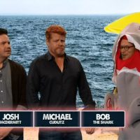 Shark Week Walking Dead star kills zombie shark (Josh McDermitt and Michael Cudlitz)