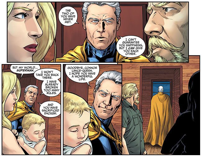 Injustice Gods Among Us Year Two 24 Doctor Fate Green Arrow Black Canary baby Connor