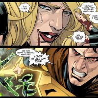 Injustice Gods Among Us Year Two 23 Black Canary contact lenses Yellow Lantern Superman kills