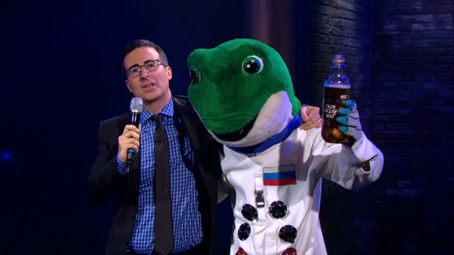 John Oliver gives dead Space Geckos musical send off A Great Big World