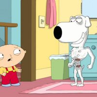 Family Guy Book of Joe skinny Brian runner nipples Stewie