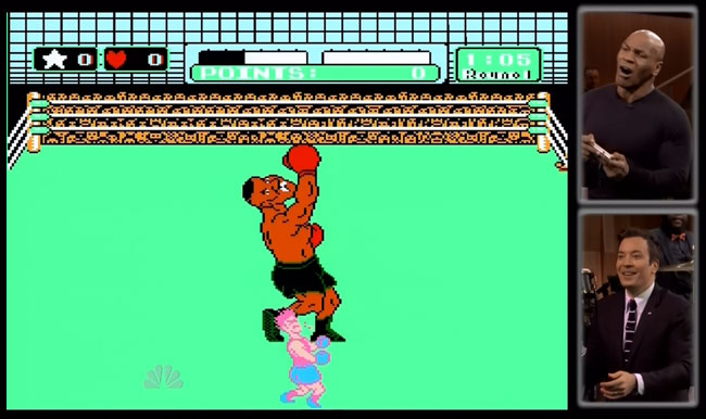 Mike Tyson plays Punch Out on Jimmy Fallon