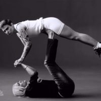 SNL Justin Bieber Calvin Klein commercial parody Lara Stone Kate McKinnon Cecily Strong