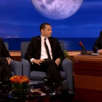 Jon Cryer gay kiss Ashton Kutcher Conan Obrien