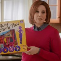 SNL commercial Super Bowl Activity Pack for women Vanessa Bayer and J.K. Simmons