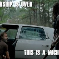 Walking Dead Ricktatorship Rick Michonne Andrew Lincoln Sonequa Martin-Green