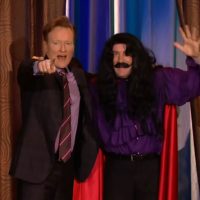 Conan Obrien goodbye to writer Brian Stack Interrupter