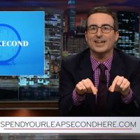 Last Week Tonight with John Oliver leap second website