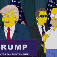 Simpsons vote Donald Trump for President