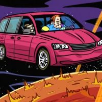 The Flaming C episode 1 car Conan Comic-Con