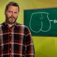John Oliver teaches Sex Ed class with Nick Offerman