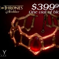 Game of Thrones Red Woman Melisandre necklace Mothers Day Jimmy Kimmel