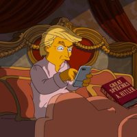 Simpsons 3am phone call Hillary Clinton Donald Trump