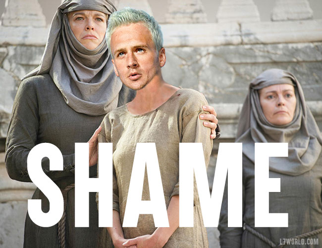 Ryan Lochte robbery Olympics Rio Brazil Game of Thrones Cersei walk of shame meme