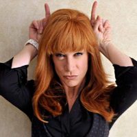 Kathy Griffin Devil horns One America News (OAN) Paul Harvey