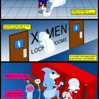 What if Doctor Strange was Donald Trump 6 X-Men locker room No Girl Shark Girl Ernst