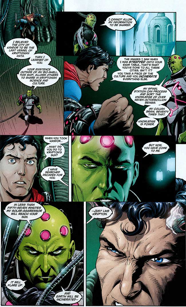 Action Comics 868 869 Brainiac Superman Kandor Krypton