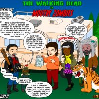 Walking Dead Scooby Doo comic Negan Lucille Whisperers zombies Alpha Eugene Michonne Ezekiel Shiva tiger